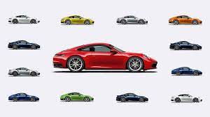 Porsche Exterior Paint Color Options