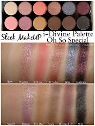 sleek makeup swatches review