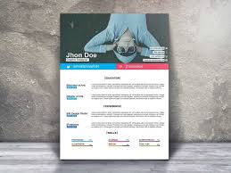It makes you appear more organized: Clean One Page Resume Template Free Download Resumekraft