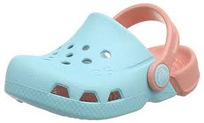 Crocs Kids Unisex Electro Toddler Little Kid Ice Blue Melon 1 M Us Little Kid