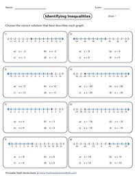 Your kids from kindergarten up through sixth grade will love using these math worksheets. Inequalities Worksheets