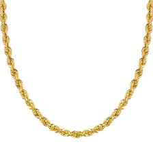 light rope chain necklace