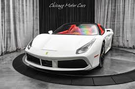 used 2017 ferrari 488 spider hot color