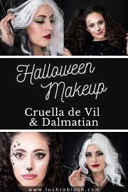 cruella dalmatian halloween makeup