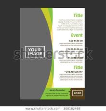 Creative Flyer Design Template Stock Vector Royalty Free 300182465