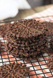 dark chocolate pizzelle my sequined life