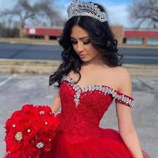red quinceanera dresses sweet 16