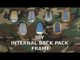 diy internal backpack frame you
