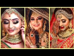 hd bridal makeup indian bride outfit