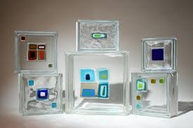 Decorative Art Glass Tile Blocks