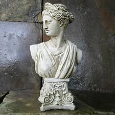athena bust statue reconsuted