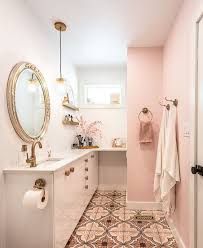 pink and gold bathroom decor ideas