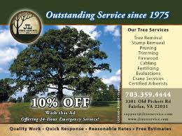 Owner virginia nelson and her 2 professionals are known for their friendliness, great pricing and fast. Specials Jl Tree Service