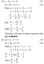 class 10 maths pair of linear equations