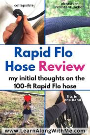 Rapid Flo Garden Hose Review 100ft
