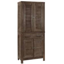 Not only is it attractive and affordable, it's also spacious with four shelves behind the single door with pewter tone knob. Home Styles Barnside Wood Kitchen Pantry In Weather Aged Finish 5516 65 The Home Depot In 2020 Home Styles Kitchen Models Decor