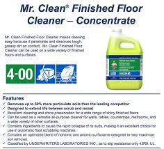 mr clean finished floor cleaner