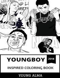 Download and print these boondocks coloring pages for free. Youngboy Inspired Coloring Book Rap Prodigy And Mainstream Gangsta Hot Billboard Artist And Millenial Culture Inspired Adult Coloring Book By Alma Young Amazon Ae