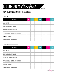 15 step bedroom cleaning checklist