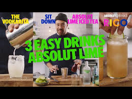 absolut lime drinks absolut drinks