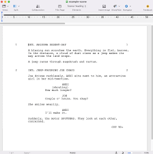 feature length screenplay