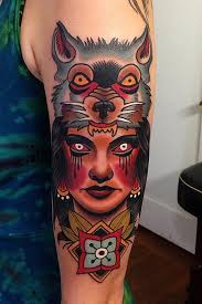 Jonathan Montalvo - savage broad tattoo - wolfindian