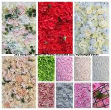 Cotton foam rose flower wall decoration. Premium Rose Flower Wall Panels Artificial Silk Wedding Decor Party Home Floral Ebay