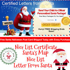 Give a certificate from the north pole for making santa's nice list this year! Send Your Child A Personalized Santa Letter Package Free Video Free Shipping Fabulessly Frugal