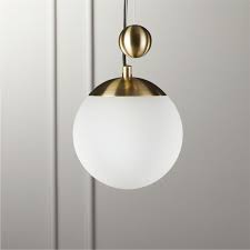 Weight Pulley Pendant Light Small Reviews Cb2
