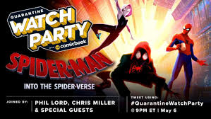 Svg's and png's are supported. Phil Lord Chris Miller And More Join Spider Man Into The Spider Verse Quarantine Watch Party