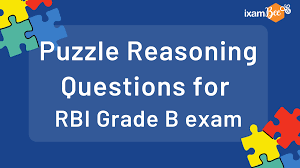 puzzle reasoning questions in the rbi
