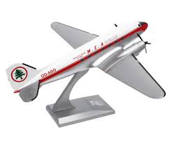 maquette airplane model dc 3 mea 1 72