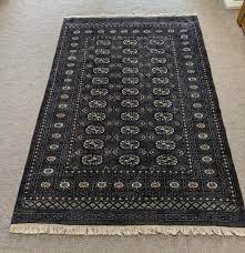 hand knotted afghan rug 185x125 cm