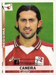 Portuguese footballer who plays for srd negrais preferably as a central defender but equally at ease on the right or the left flank. Stickerpedia On Twitter Marco Caneira Reggina 2000 01 Figurinepanini Calciatoripanini