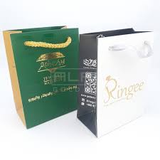 green luxury paper gift bags whole