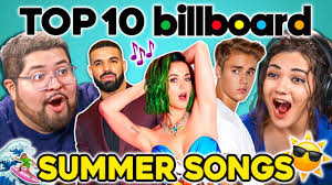 College Kids React To Top 10 Summer Songs For The Last Ten Years Billboard 2009 2018
