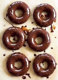 healthy chocolate breakfast donuts