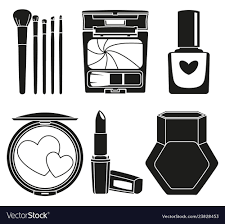 daily care cosmetic silhouette set