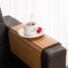bamboo sofa table drink coaster cup
