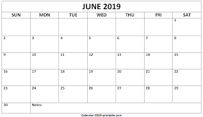 June 2019 Calendar Printable Templates Calendar 2019 Printable