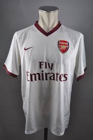 Seit 2018 steht der nationaltorhüter beim fc arsenal london unter vertrag. Arsenal London Trikot Gr M Nike 2007 2008 Jersey Away Fly Emirates Ebay