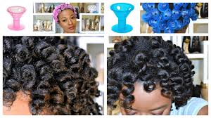 With so much choice it's hard to work out which hair rollers are the best to get curly and wavy hair. Both Spoolies Roller Sizes On A Full Head Perfect Heatless Curls On Natural Hair Youtube