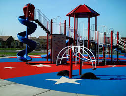 poured in place rubber playground surfaces