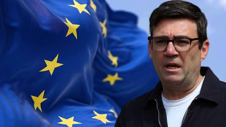 Andy Burnham's Brexit betrayal exposed as minister refuses to rule out 'rejoin'