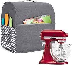 Msrp is the manufacturer's suggested retail price, which may differ from actual selling prices in your area. Yarwo Stand Mixer Cover Compatible With 4 5 Qt And All 5 Qt Kitchenaid Mixer Black With Arrow Protective Dust Cover With Top Handle And Pockets For Accessories Home Kitchen Small Appliance