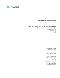 Mechanical Specification Manualzz Com