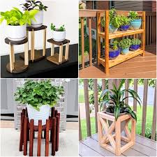 20 Free Diy Wood Plant Stand Plans