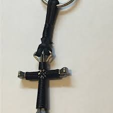horseshoe nail cross whole cross keychains