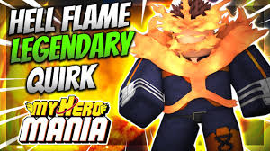 Ice, invisibility, shock absorption, super regeneration. Legendary Hell Flame Quirk Showcase My Hero Mania Roblox Youtube