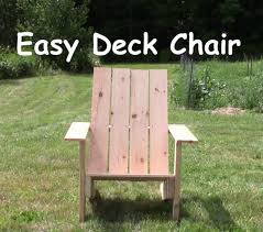 Easy Adirondack Chair Woodwork City